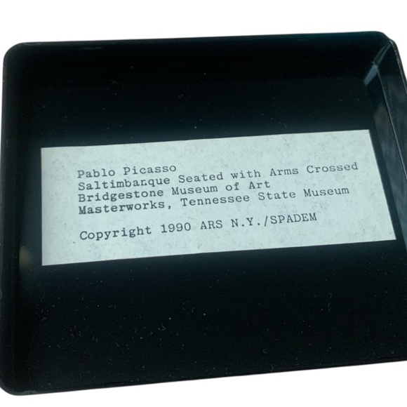 Pablo Picasso Saltimbarque Seated with Arms Crossed Vintage 1990 - Picture 5 of 7